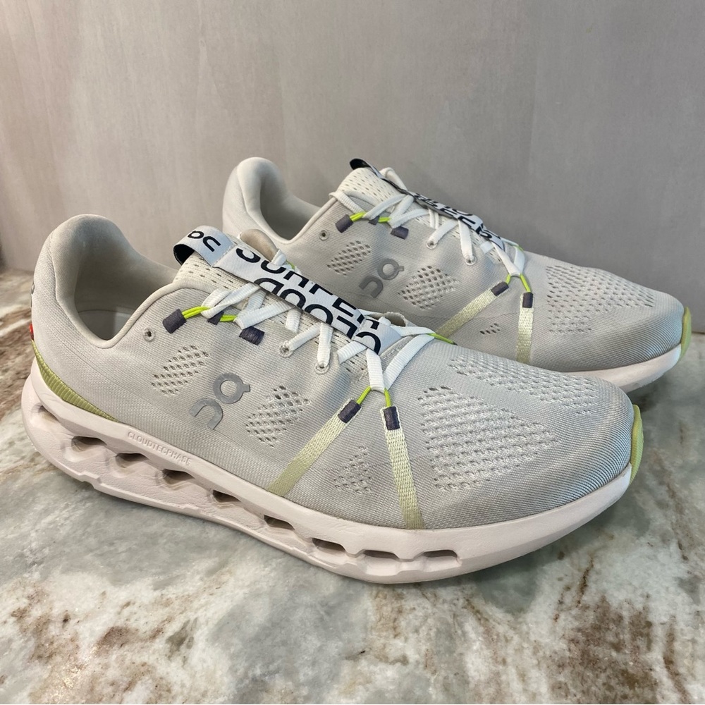 On Running Cloudsurfer Men's Size 13 White Sand 3MD10420248